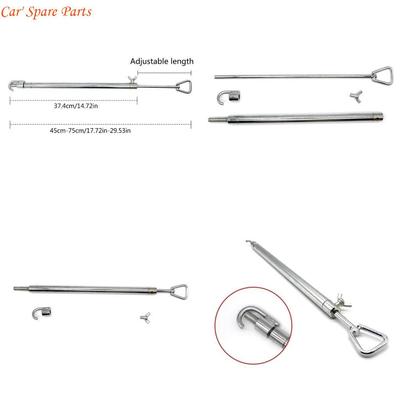 Y4UA Adjustable Car Front Engine Hood Lift Support Strut Door Props Rod Repair Tool