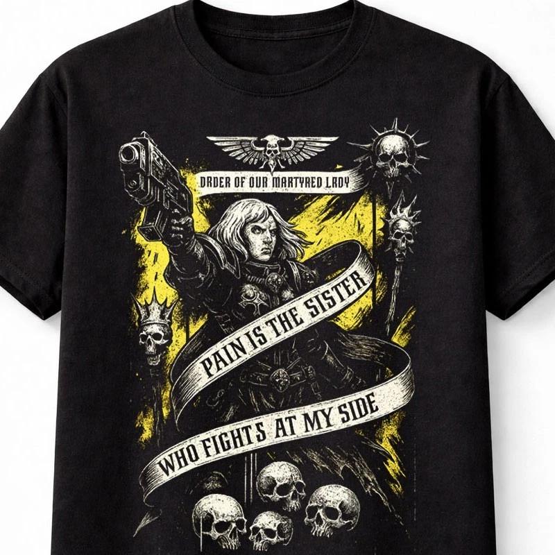 Adepta Sororitas Battle Sister Warhammer 40K Graphic Unisex TShirt S