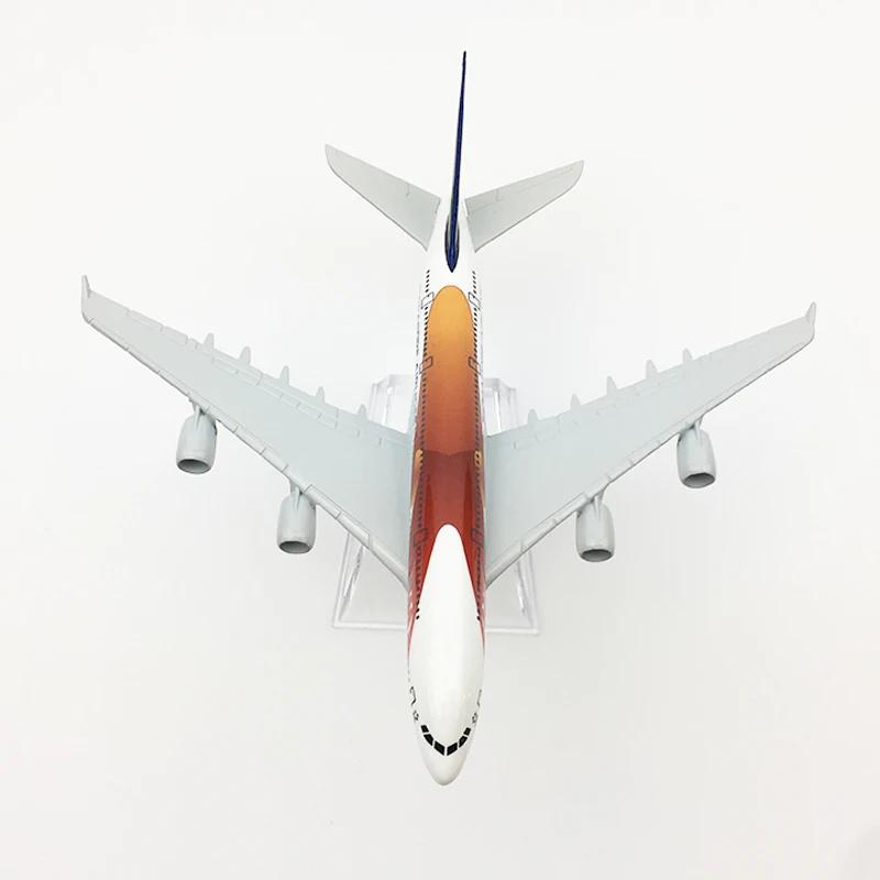 Singapore Airlines Aeroplane Model Airbus A380 Airplane 16CM Metal Alloy Diecast 1:400 Airplane Model Office Accessories