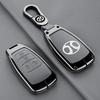 Zinc Alloy Leather Car Key Cover Case Key Fob For Baic Senova X25 X35 X55 X65 D50 For Changhe Q25 Q35 A6 Auto Parts
