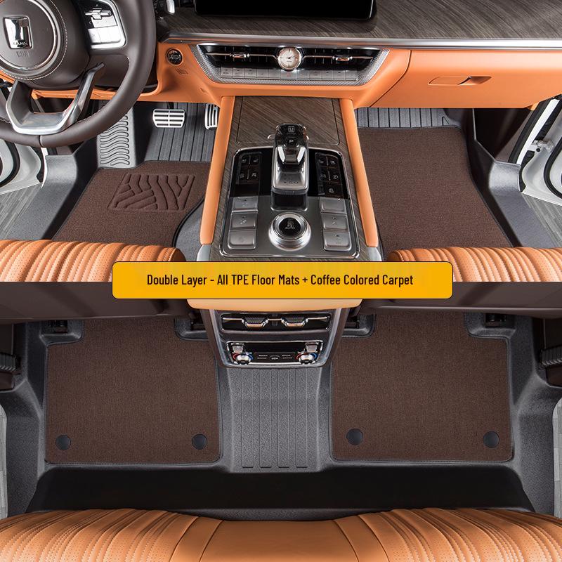 Tank 500 Floor Mats: Fully Enclosed, All-Season, TPE for 5/7-Seater New Energy Models
