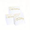 100pc/set Disposable Party Tissues Square Tissues 33*33CM Gilded Birthday Party Modern Simple Tableware Create Atmosphere