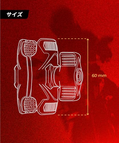Kaedear Motorcycle Mount, Intermediate Mount, 25.4mm 1 Inch Ball, Smartphone Holder, Dash Cam, Camera, Motorcycle Mount Parts, KDR-R1-4 (60mm/Adj