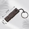 Outdoor Survival Dual Whistle, High Decibel Portable Emergency Camping Tool, Pendant Keychain Multifunctional Whistle