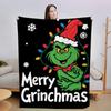 Flannel Blanket Digital Print For Midday Rest Blanket, Christmas Cartoon Air-conditioned Blanket.