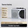 Portable Walkman Cassette Player with Built-in Speaker & Multi-band Radio for English Listening & Playback. Perfect for Students.
