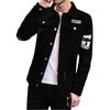 Fashion Soft Black Spring Autumn Casual Streetwear Men's Korean Trendy Youth Slim Handsome Clothes Men Denim Jacket