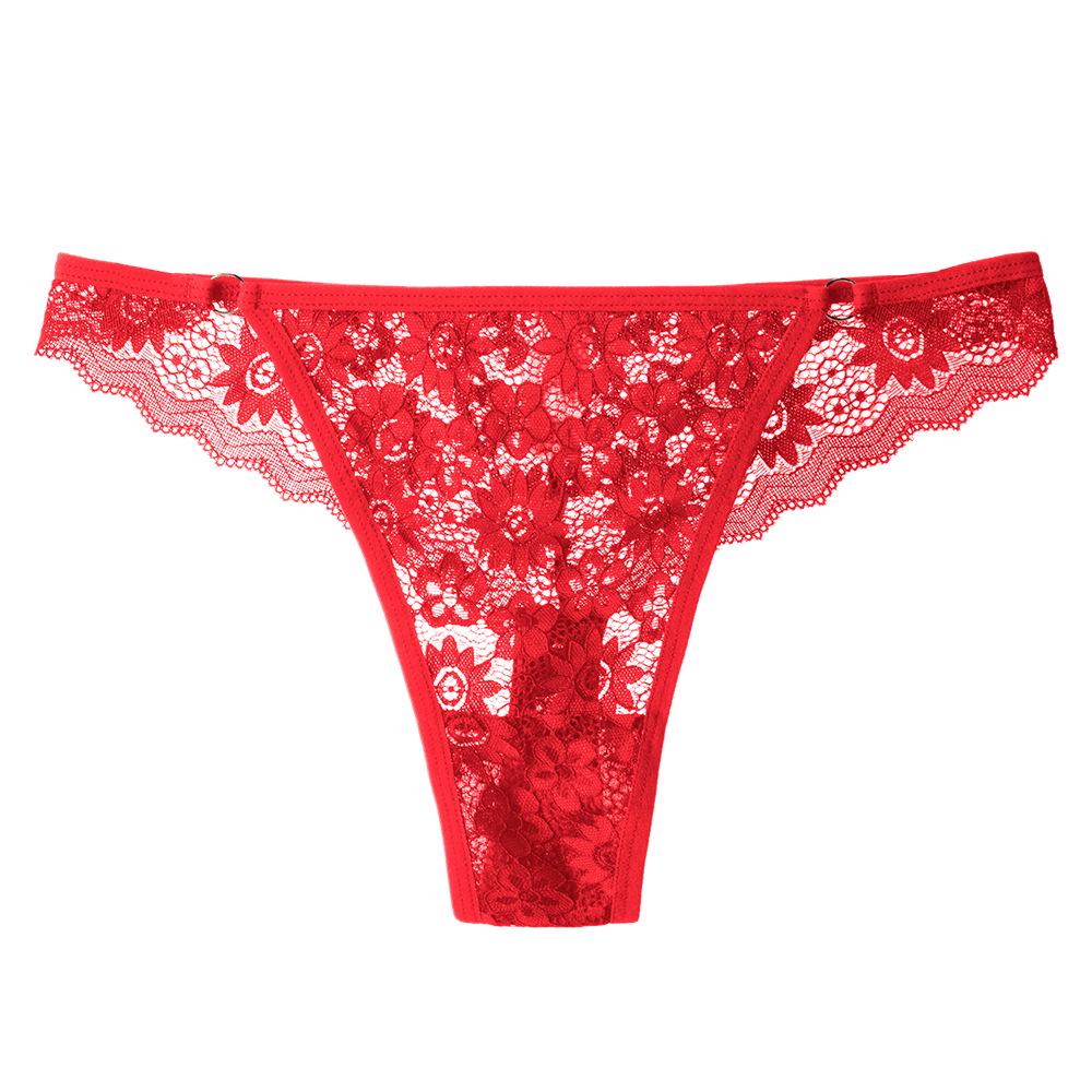 Sexy Spitzen-Tanga Dessous - Damen Verführung Spitzenunterwäsche für Fitness