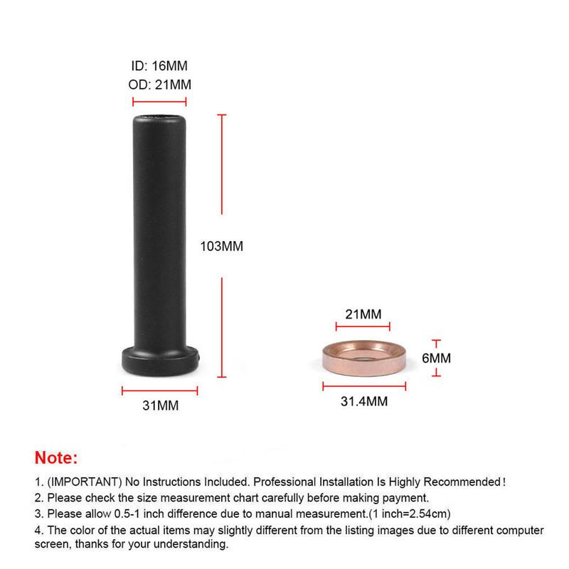 Front A Arm Lower Bushing and Spacer Kit 5431596 5433066 5434551 5436220 5436973 5020677 for Polaris Sportsman 500 Rse 1996-2000