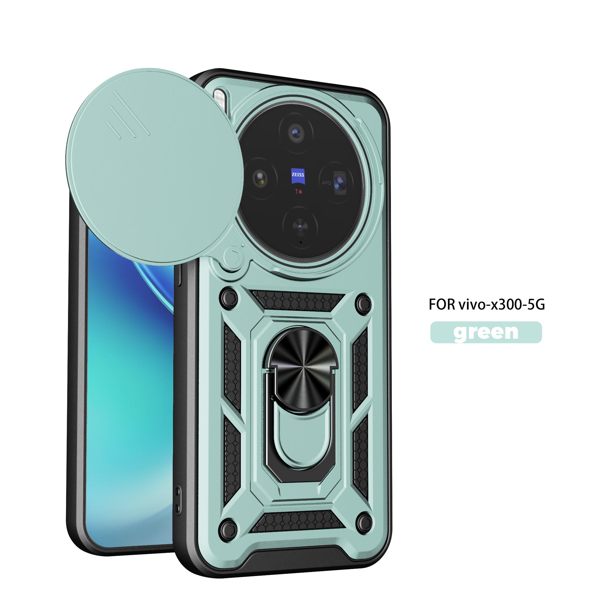 

For Vivo X300 Case Vivo X200 Pro Cover Vivo X100 x300 pro Magnetic Ring Holder Armor Phone Case Slide Camera Protect Back Cover vivo X100 Pro