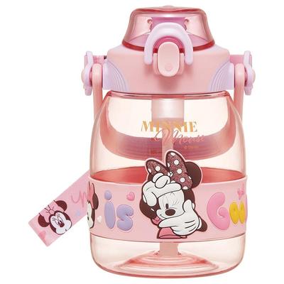 Skater Strohhalm-Trinkflasche für Jungen und Disney Minnie Flasche, 1,2 l (1200ml), Kunststoff, Hydratation, Mädchen, Maus, PSHP12-A