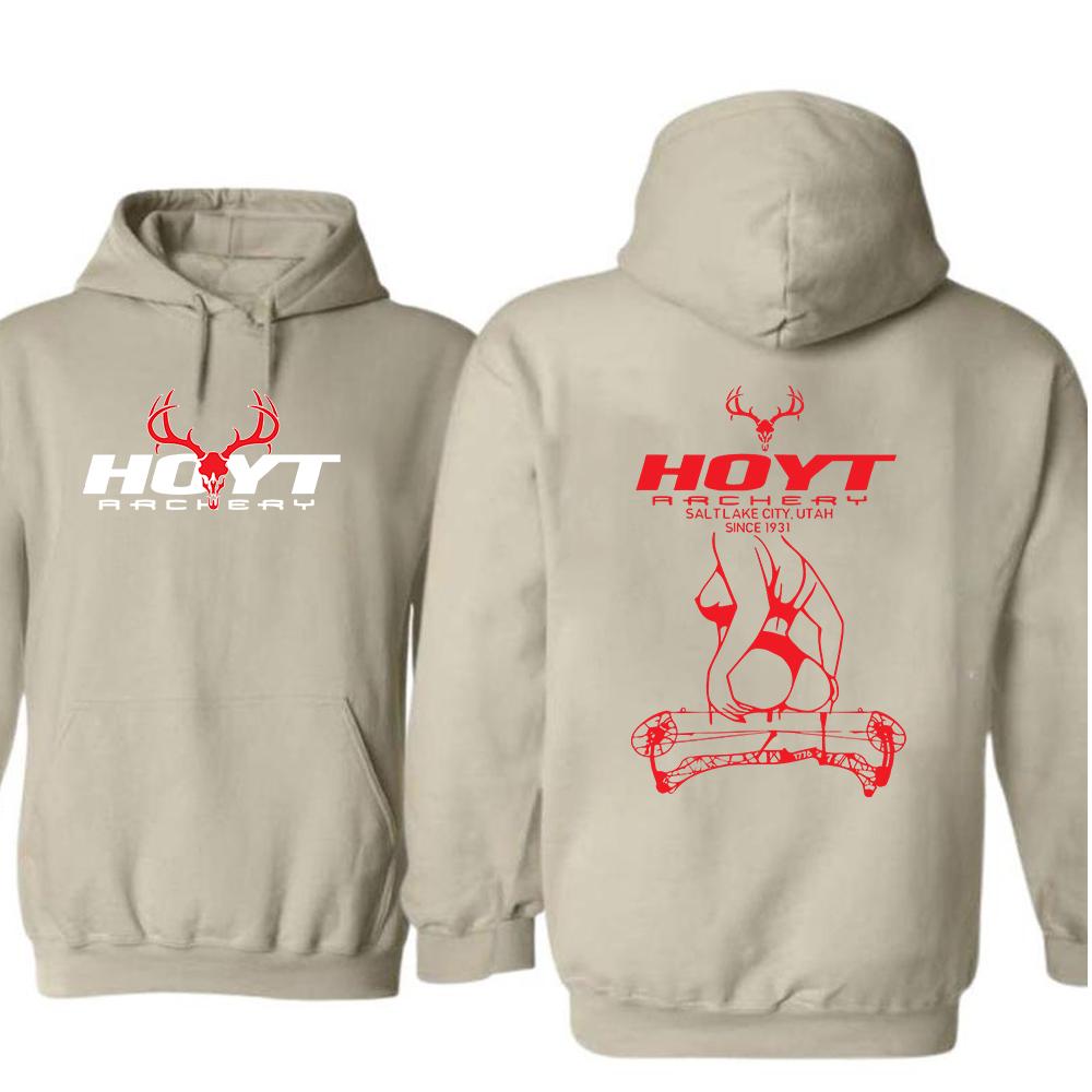 

Hoyt Archery Sexy Girl Hoodie Unisex Long Sleeve Casual Cotton Shirt Men Women Streetwear Hoodie Tactical Gear for Hunting Lover L