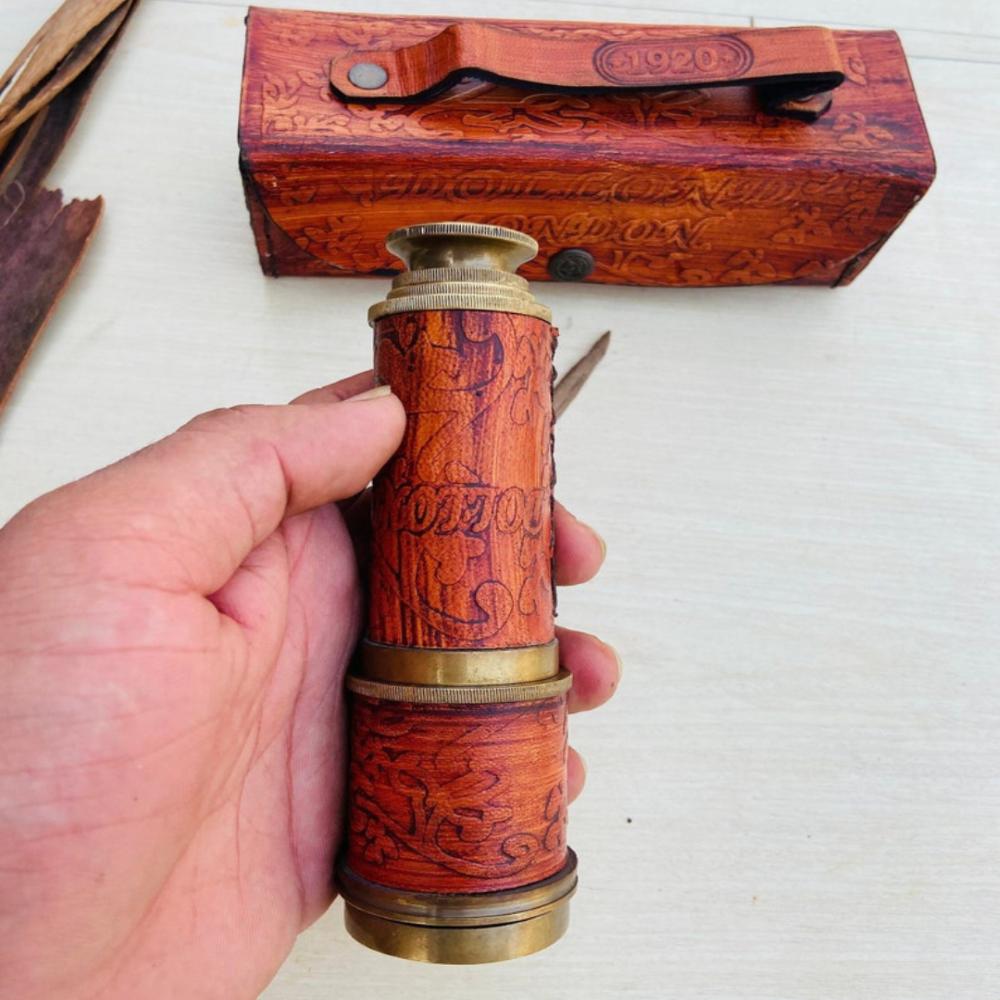 Vintage Brass Telescope Dollond London 1915 | Martine | Antique | Full Functional | 20 Inch