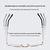 Anti-Blue Light Photochromic Folding Reading Glasses with Smart Zoom for Near, Mid, and Far Distances
