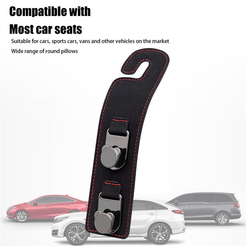 Aufbewahrungs-Kopfstützen-Kleiderbügel, platzsparende Rücksitz-Kleiderbügel, glatte Auto-Zubehör-Auto-Organizer-Haken für Handtasche, Geldbörse, Mantel