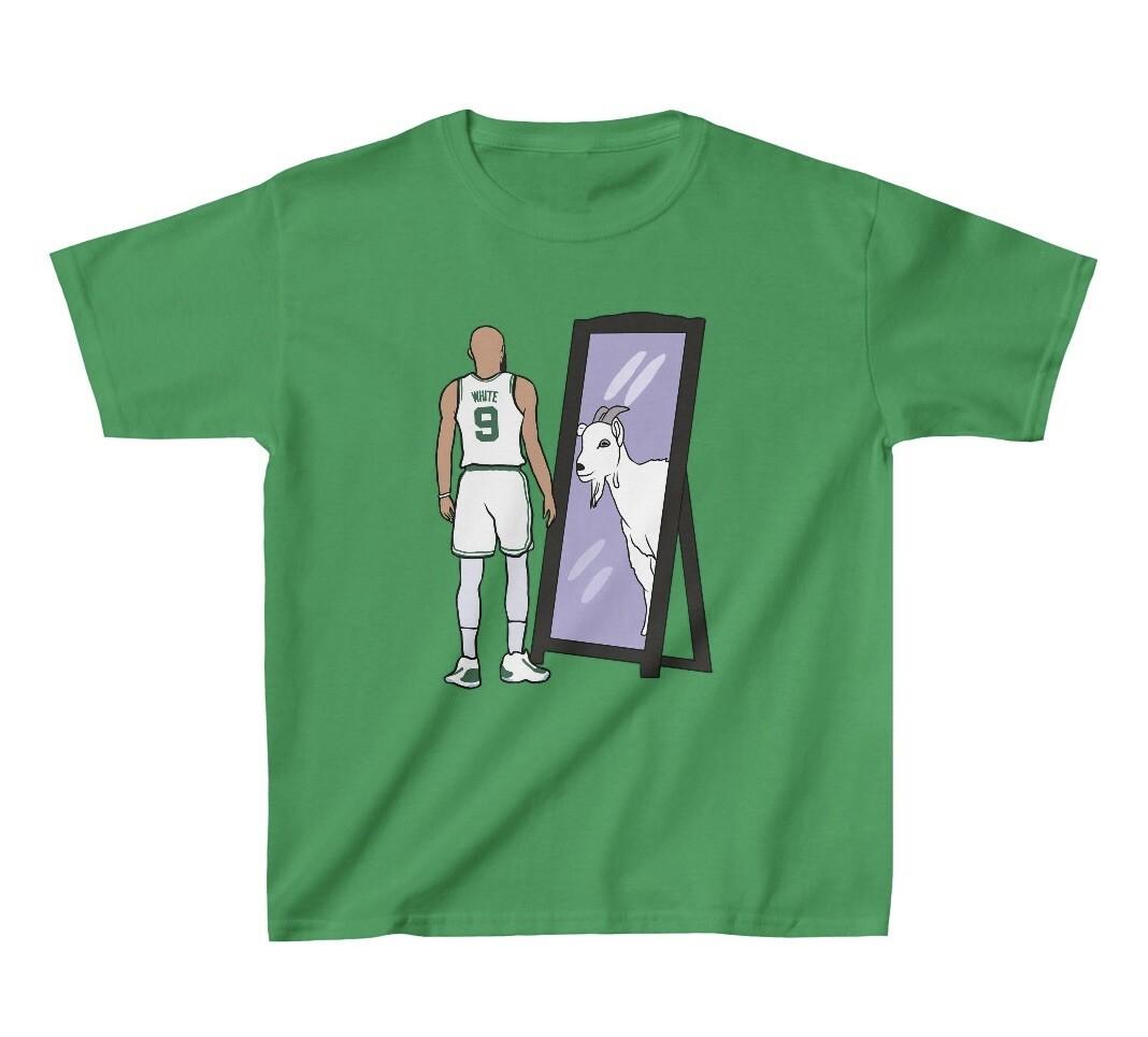 Youth T-shirt Derrick White Mirror GOAT Tee Kids Sizes XXL