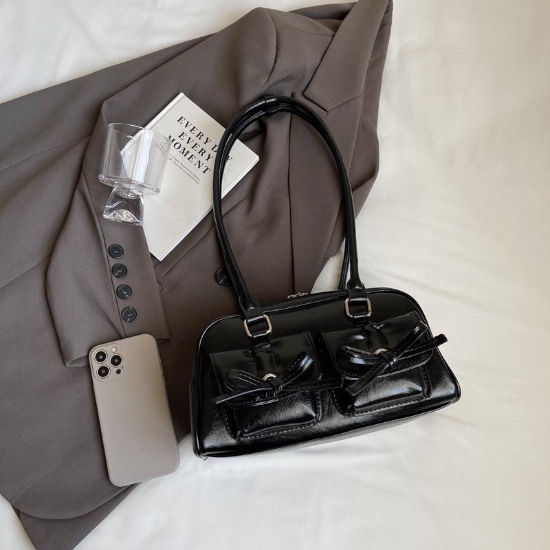 Borsa a Spalla da Donna 2024 Stile Coreano Minimalista Multi-tasche per Viaggi Casual alla Moda