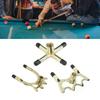 3PCS Pool Bridge Head Reusable Aluminium Alloy Billiard Cue Bridge Head for Billiard Pool Cue Stick