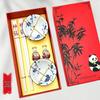Traditional Blue & White Porcelain Tea Bowl and Chopsticks Gift Set - Classic Jingdezhen Style Souvenirs