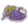 Senko Snoopy Grape Die-Cut Rug, Washable, Non-Slip, Approx. 54 X 63 Cm, Purple, Character, 76280