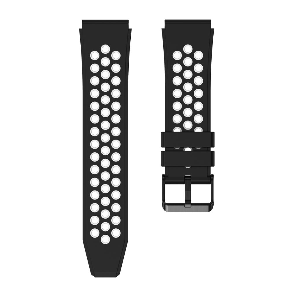 22mm Lug End Silicone Strap For Zeblaze Ares 3 Pro / Stratos 3 2 Sport Band Replacement WristBand For Zeblaze Vibe 7 Pro / Lite