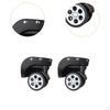2 Pieces Luggage Suitcase Wheels Spare Parts Impact Resistant Silent Wear Trolley Bag