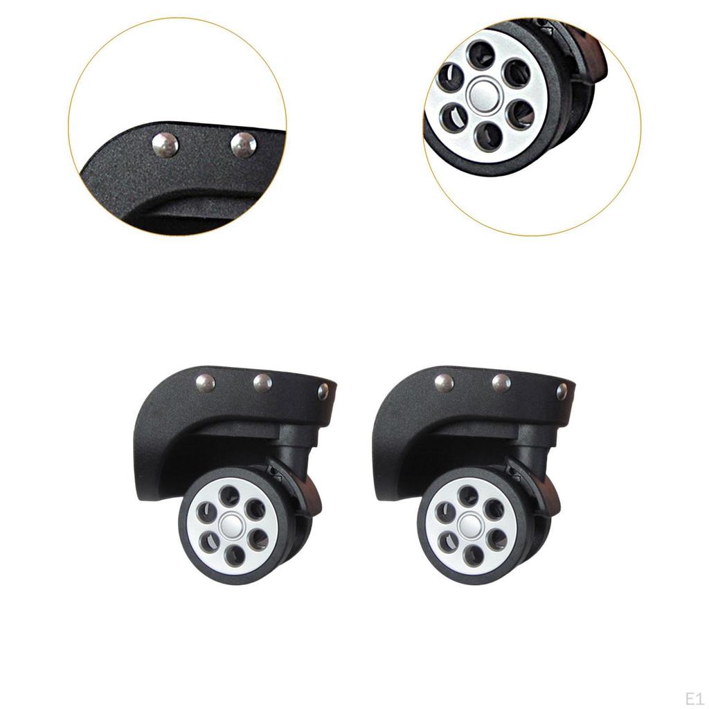 2 Stück Gepäck Koffer Räder Ersatzteile Stoßfest Leise Verschleiß Trolley Tasche