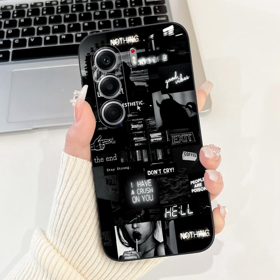 For Tecno Camon 40 Pro 5G Case CM7 Cute Cartoon Cover Soft TPU Phone Case For Tecno Camon40 Camon 40 Pro 4G CM6 Back Cover Coque