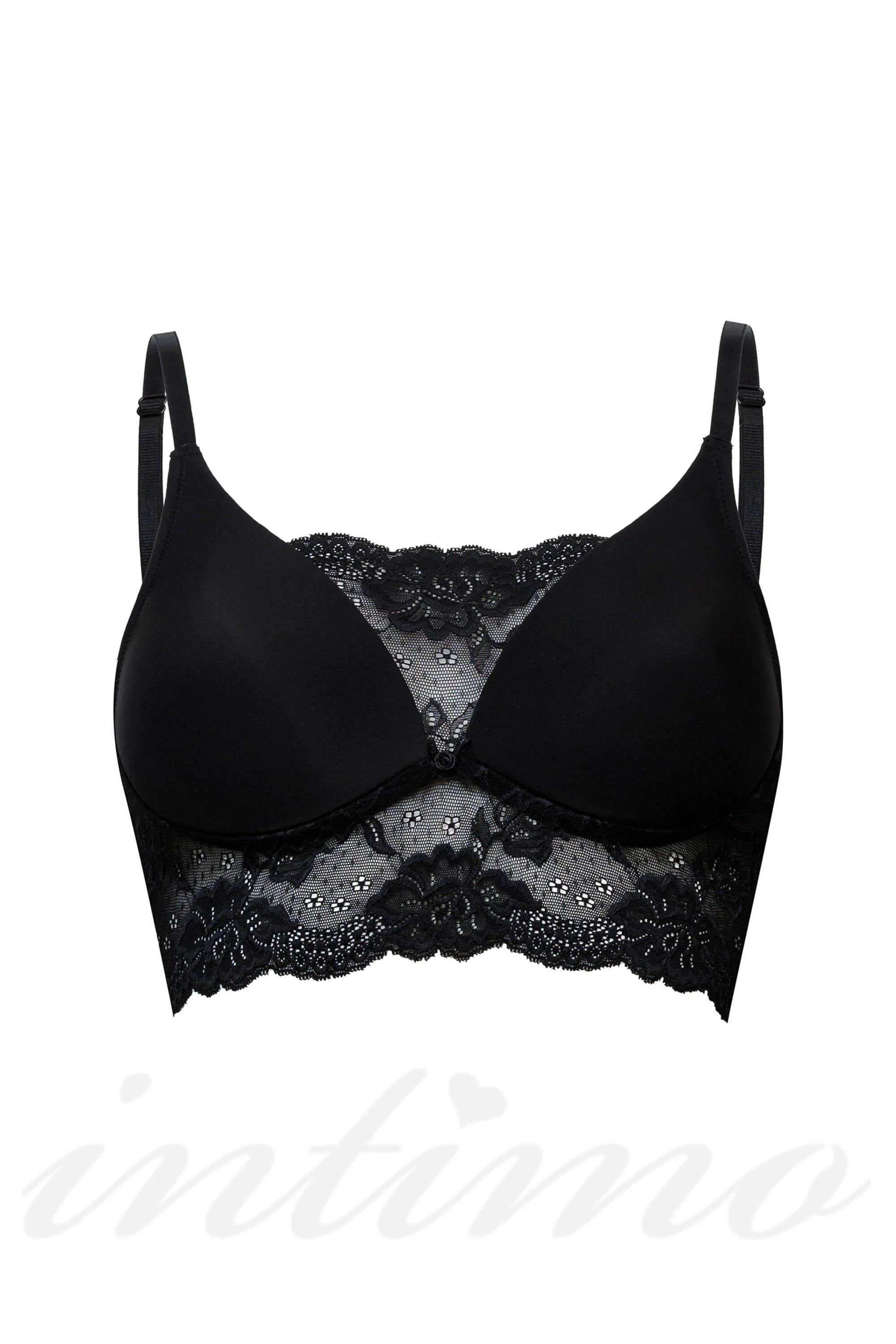 

Бюстгальтер з ущільненої чашкою Marc & Andre (65073) 85B прозорий колір чорний