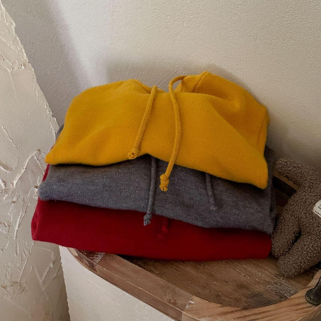 Pull à capuche d'hiver pour enfants 2025: Tricots élégants pour garçons et filles