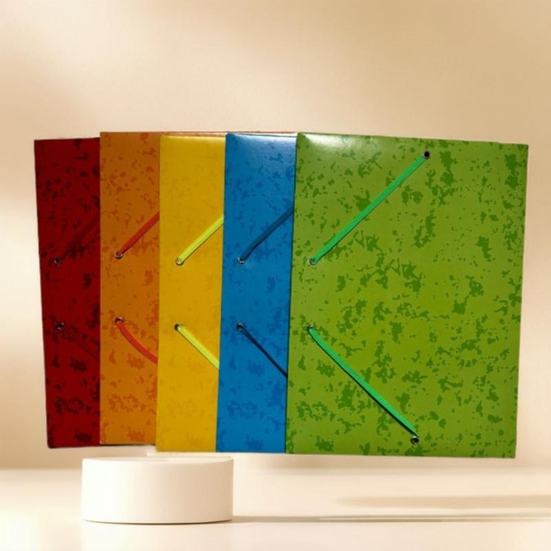 A4 Document Organiser File Folders with Elastic Closure File Organiser Sorting Folders Document Folders for School Office