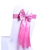Elastic Bowknot Chair Cover Sashes Anti-wrinkle Ribbon Chair Band Wedding Decor