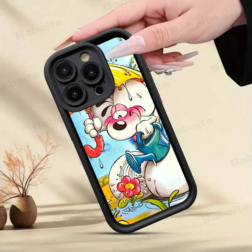

Cartoon D-Diddl For IPhone 17 15 13 12 11 14 Pro Max X XR XS 16 Plus Shockproof Candy Back Cover iPhone 11 pro