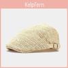 Straw Boater Hat For Women Sun Protection Summer Beach Casual Adjustable Chic Style