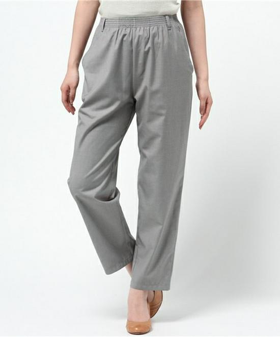 Women's High-Waist Mulberry Silk Pants: Lightweight, Elastic, Casual Nine-Point Design for Middle-Aged & Elderly