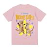 Summer Fashion Trendy Tee I Love Being Silly Funny Cat Meme T Shirt Men Women Casual Cotton T-shirt Cotton Short Sleeve Oversized T-shirts Tops
