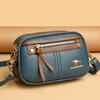 High Quality Pu Casual Women Cross Body Compact Messenger Bag Handbag Shoulder Over Bags Fashion Women'S Lightweight Underarm Bag