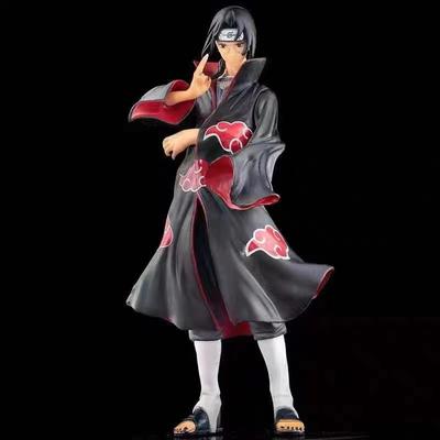 Naruto Shippuden Akatsuki Luna Infinita Uchiha Itachi Figura de Anime Modelo Modelo Hecho a Mano Adorno Regalos de Cumpleaños para Niños