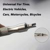 2Pcs Universal Tire Repair Screwdriver Antirust Stainless Steel Tire Valve Wrench Key Ring Tire Repair Tools For Car Motorcycle Valve Stems 1