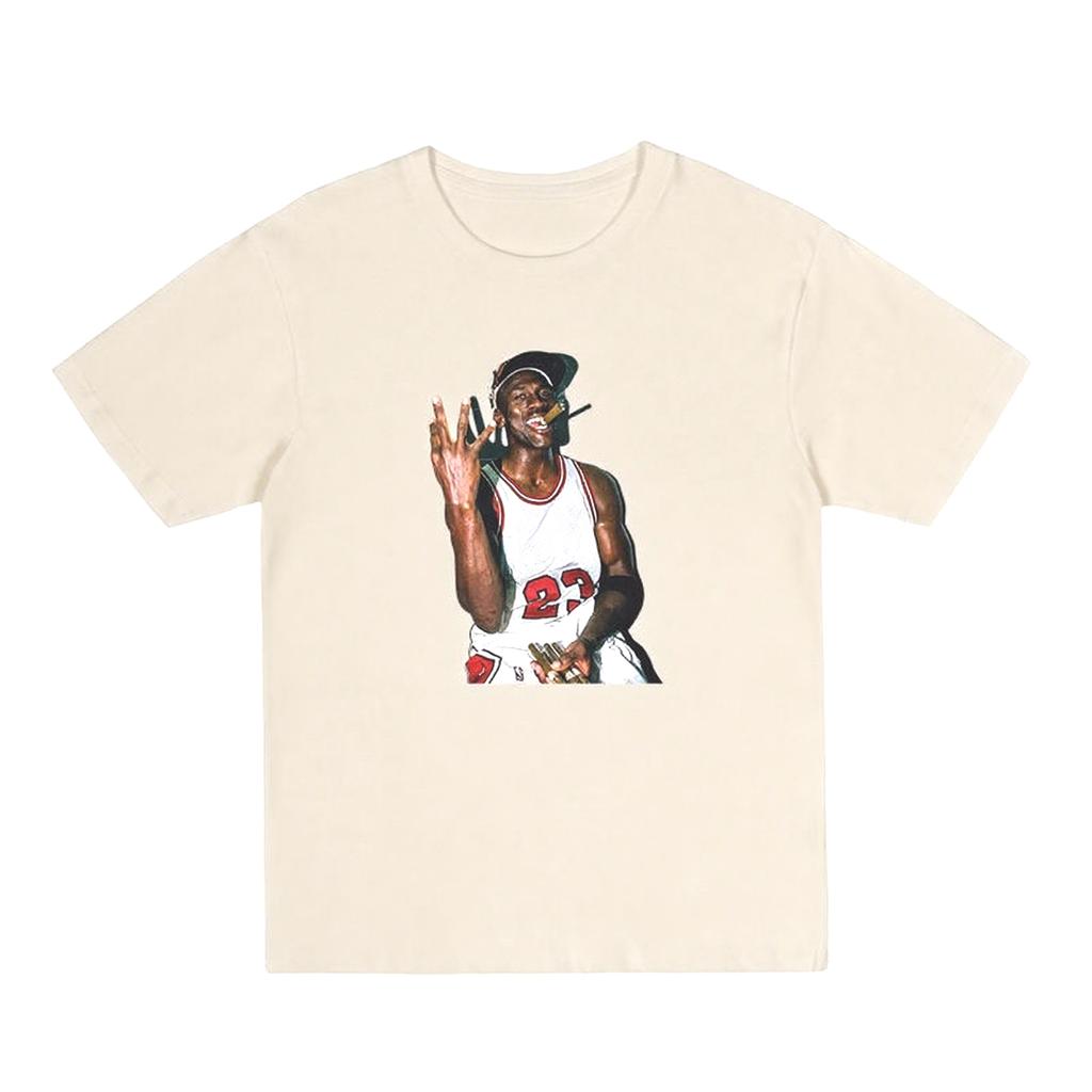 2025 Autumn and Winter Cotton Skin-friendly T-shirt Suitable for Both Men Women Fashion Loose Printing Trend Large Size T-shirt