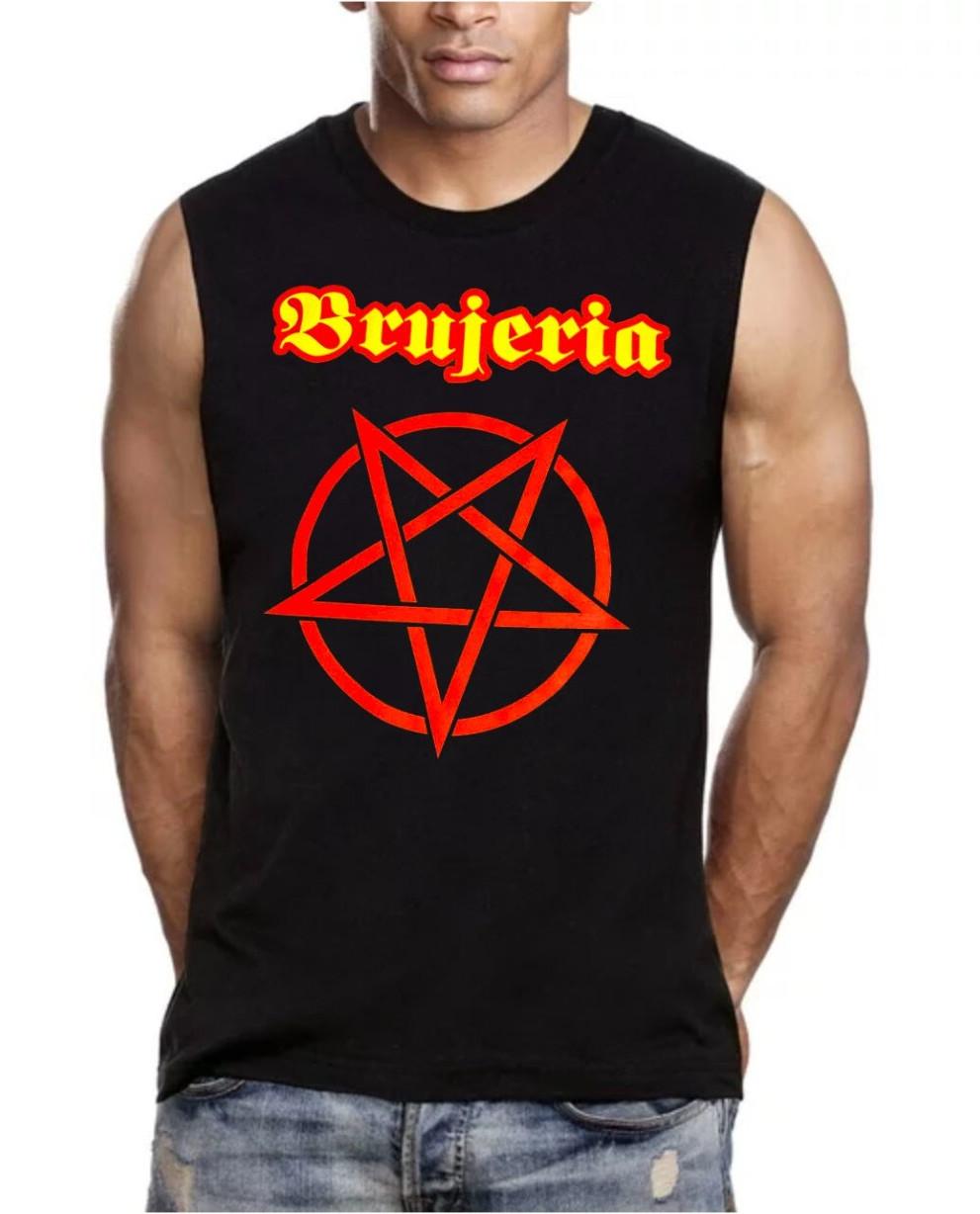 BRUJERIA HEAVY METAL BAND BLACK MUSCLE SHIRT XL