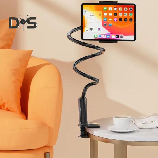 Magnetický držák na telefon/tablet s tlumením nárazů, držák na telefon na kolo, dlouhé rameno, svorka, držák na telefon k posteli, na stůl, do auta