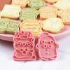 Christmas Cookie Pastry Cutter Set Festival Cookie Cutters for Christmas Baking High Heat Resistant Biscuits Mould