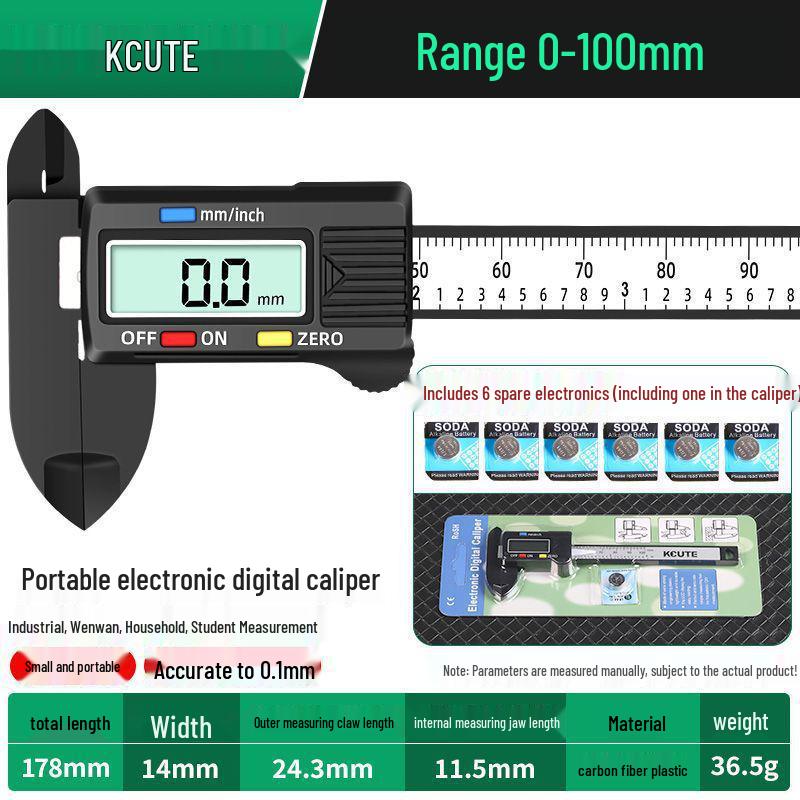 High-Precision Digital Vernier Caliper for Jewelry and Jade Measurement