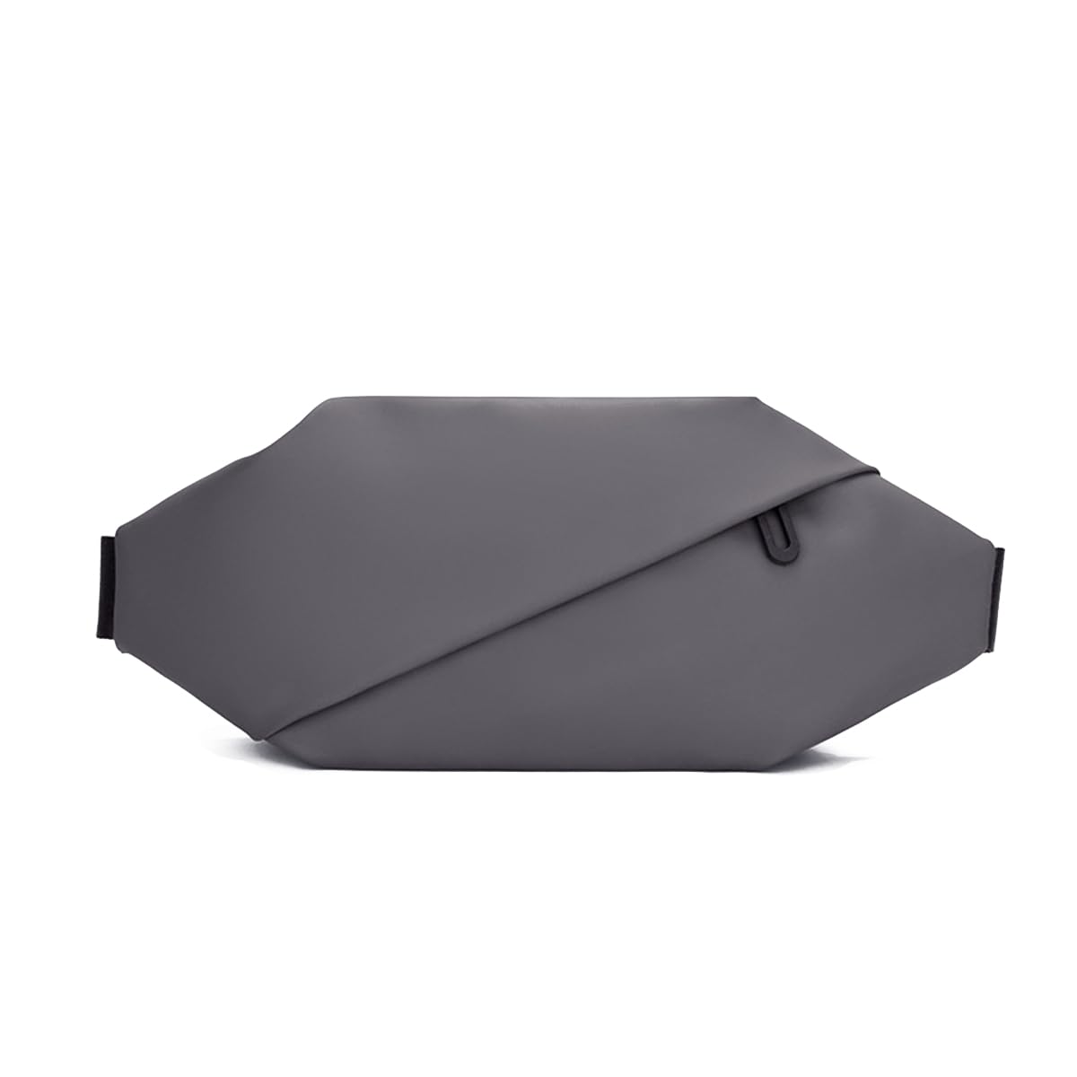 

KASSAI Crossbody Waist Unisex Bag, Pouch, One-Shoulder, Crossbody, Lightweight, Water-Repellent, (Gray) сірий колір