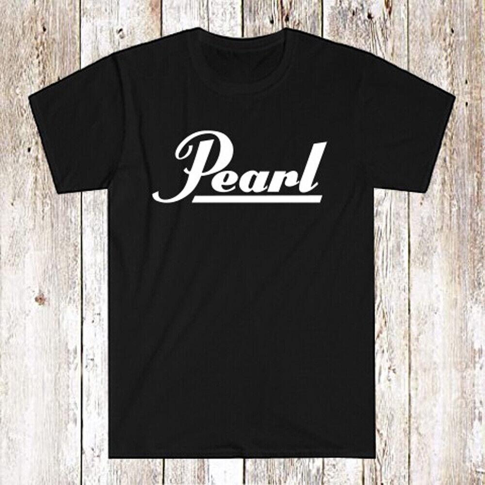 

Pearl Drums Drumheads Men s Black T-Shirt Size S-4XL Unisex T-Shirt XL