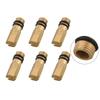6 Pieces Cold Water Conversion Kit with Brass Adapters for Standard Faucets No Tools Needed for Setup Compact Design