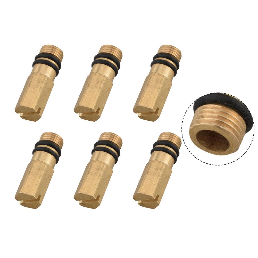 6 Pieces Cold Water Conversion Kit with Brass Adapters for Standard Faucets No Tools Needed for Setup Compact Design