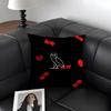DDrake OvO OWL Brand Cushion Cover Natural Linen Organic Fabric DoubleSided Printing Sofa Home Decor Gift Pillow Case