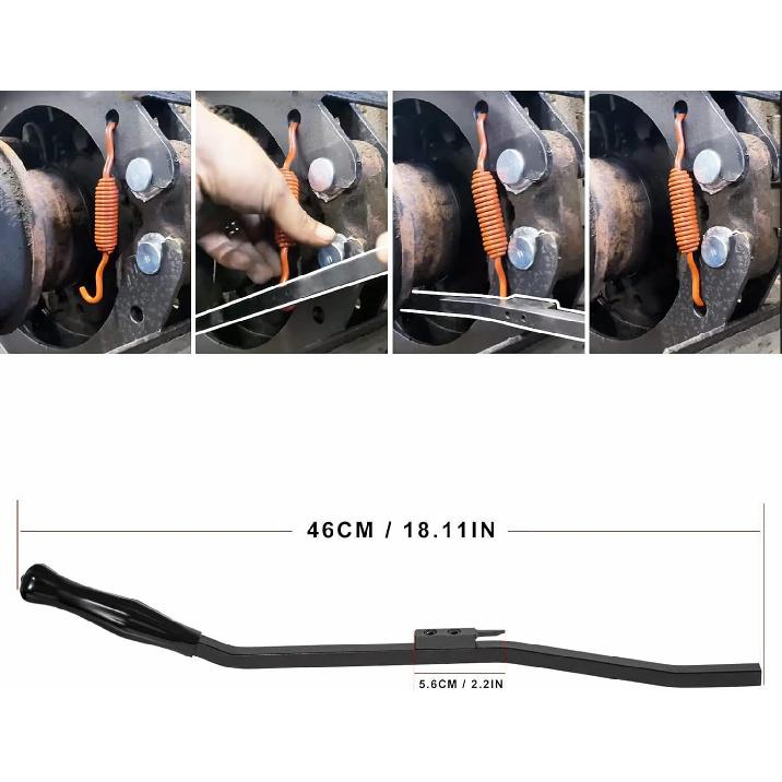 5081 S-Cam Air Brake Spring Tool, Brake Shoes Installer Tool for Heavy Duty Tractors Trailers Diesel Drive Semi-Truck Replace Brake Shoe